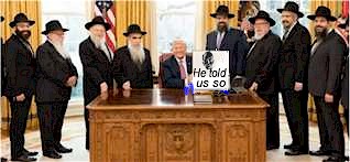 Trump with Chabadists